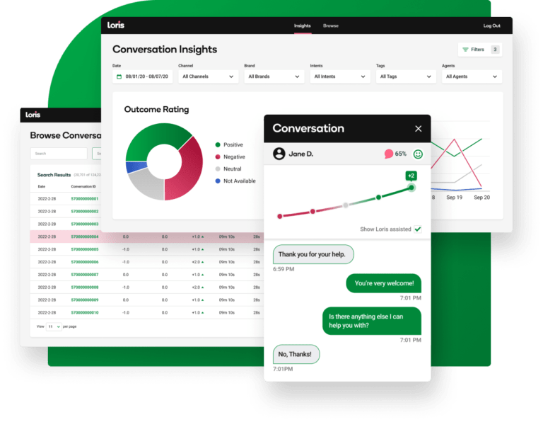 screenshot of Loris AI